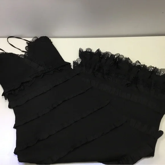 V. Chapman Narcisse Dress in Black - Picture 2 of 4